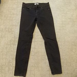 Black Petite Loft Skinny Jeans
